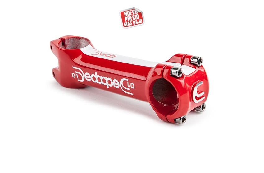 POTENCIA DEDA 120mm, 31.8mm, ROJO