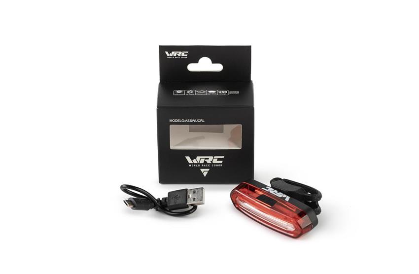 LUZ TRASERA USB ROJA COB