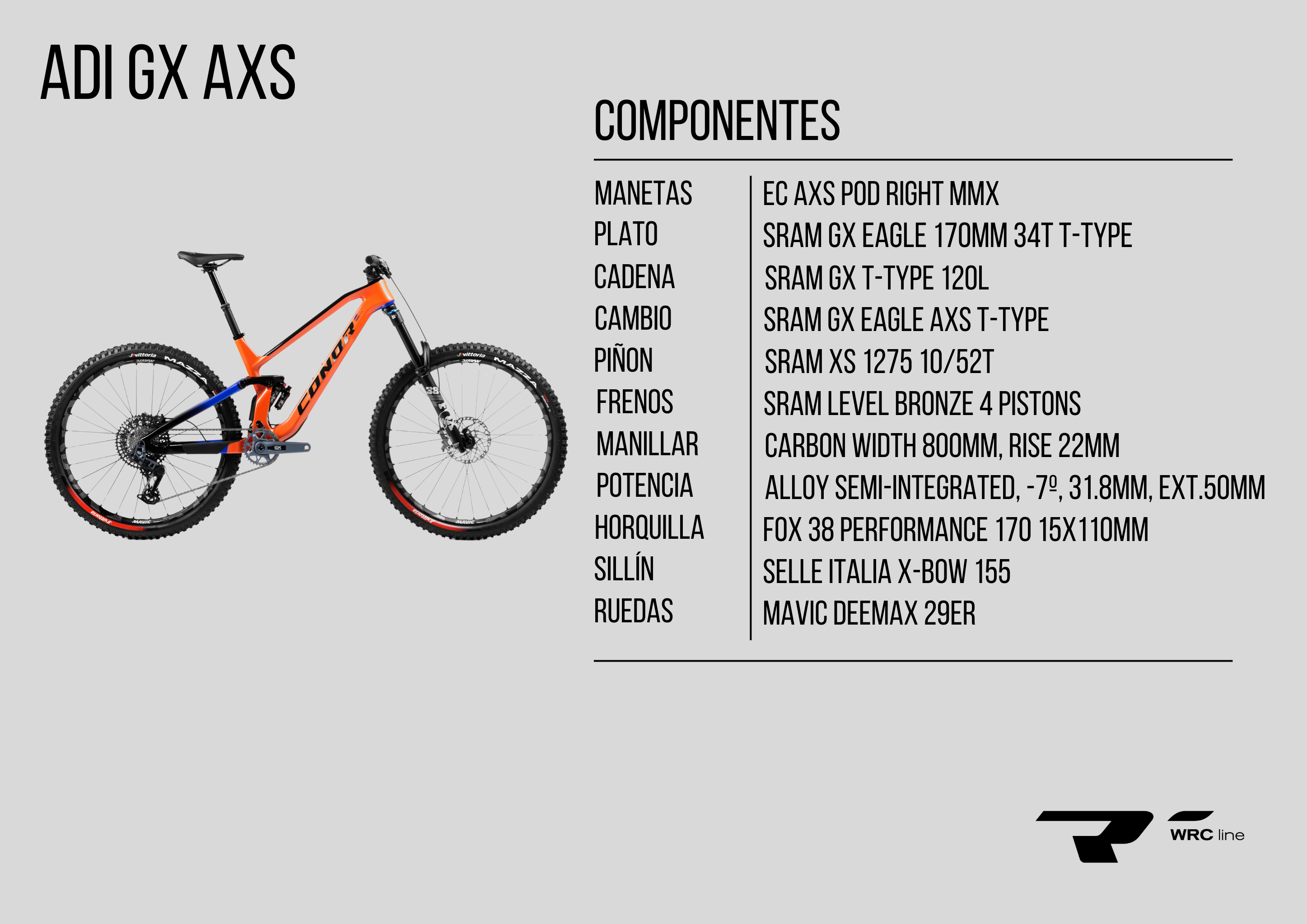 Bicicleta Conor ADI 9