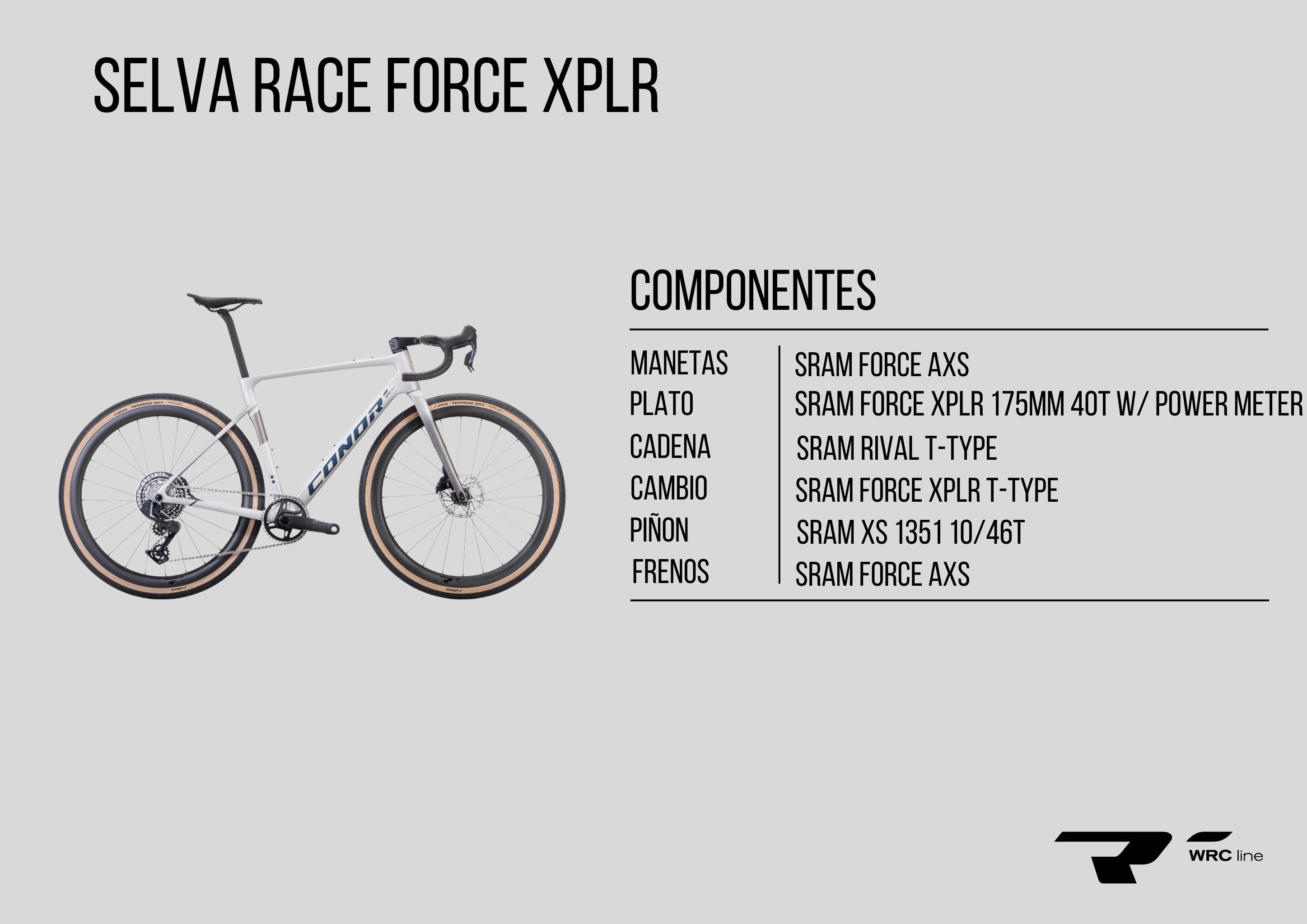 Bicicleta Conor SELVA RACE 7 SELVA%20RACE%20FORCE%20XPLR%201X13S%20Es