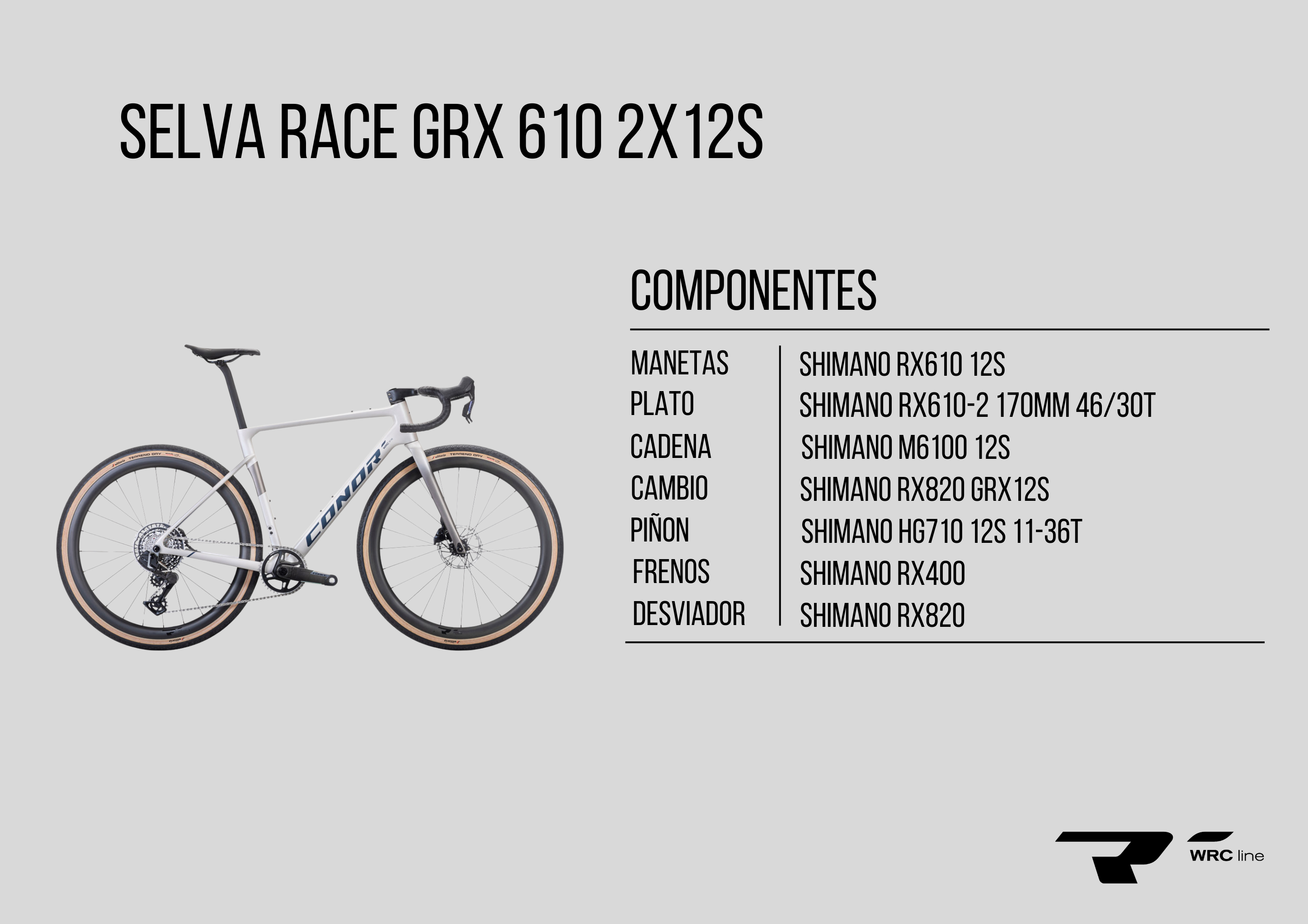 Bicicleta Conor SELVA RACE 10 SELVA%20RACE%20GRX%20610%202X12S%20Es